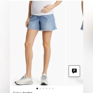 1822 Denim maternity shorts